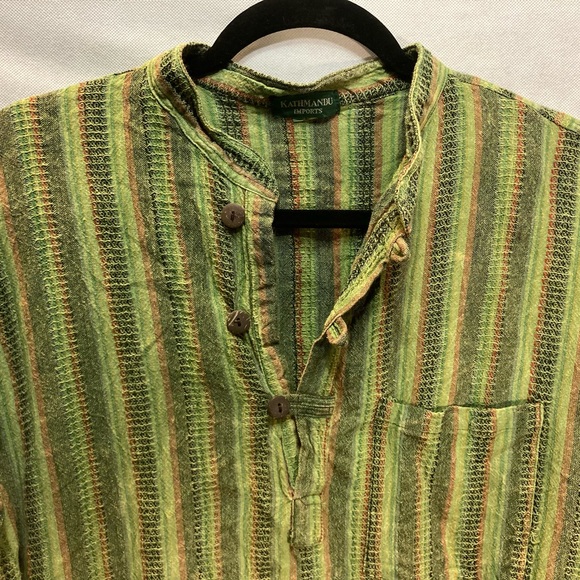 Kathmandu Imports Cotton Striped Shirt - Picture 2 of 4